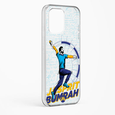 Jasprit Bumrah Crystal Clear Transparent Case-(Samsung)