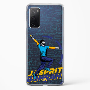 Jasprit Bumrah Crystal Clear Transparent Case-(Samsung)