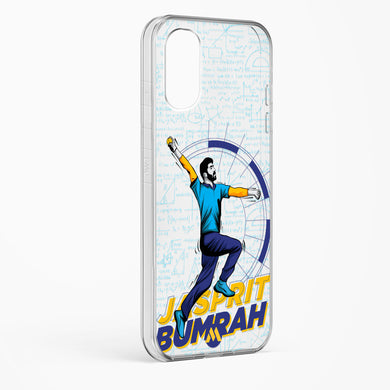 Jasprit Bumrah Crystal Clear Transparent Case-(Samsung)