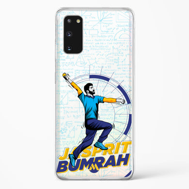 Jasprit Bumrah Crystal Clear Transparent Case-(Samsung)