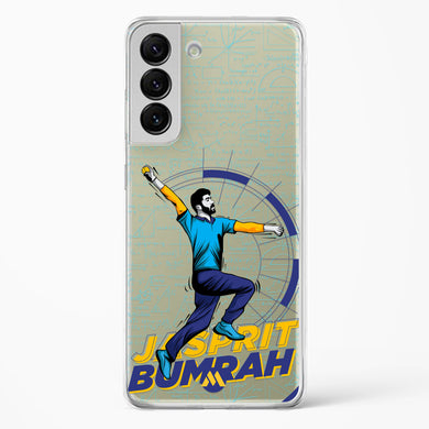 Jasprit Bumrah Crystal Clear Transparent Case-(Samsung)