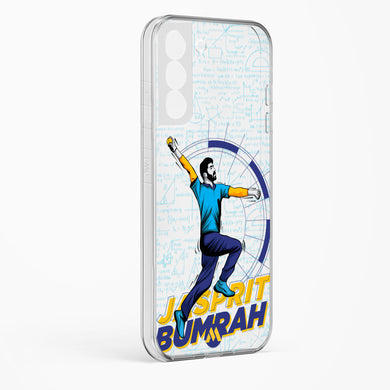 Jasprit Bumrah Crystal Clear Transparent Case-(Samsung)