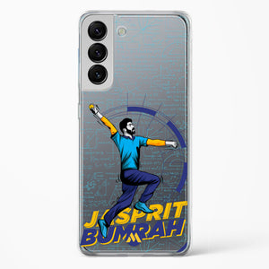 Jasprit Bumrah Crystal Clear Transparent Case-(Samsung)