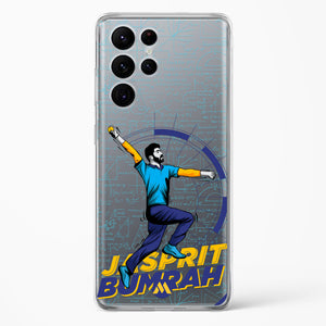 Jasprit Bumrah Crystal Clear Transparent Case-(Samsung)