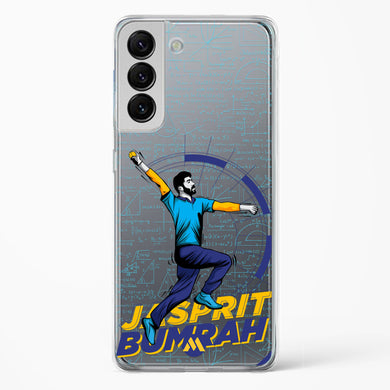Jasprit Bumrah Crystal Clear Transparent Case-(Samsung)