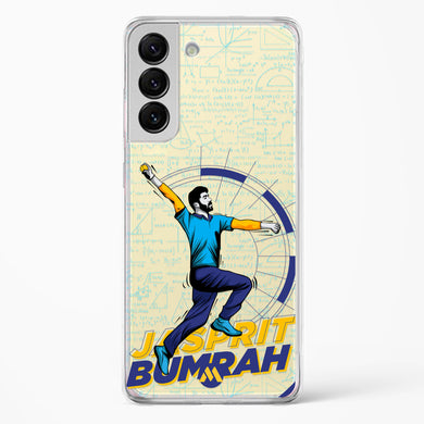 Jasprit Bumrah Crystal Clear Transparent Case-(Samsung)