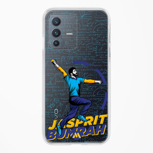 Jasprit Bumrah Crystal Clear Transparent Case-(Vivo)