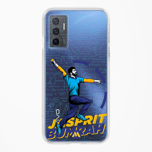 Jasprit Bumrah Crystal Clear Transparent Case-(Vivo)