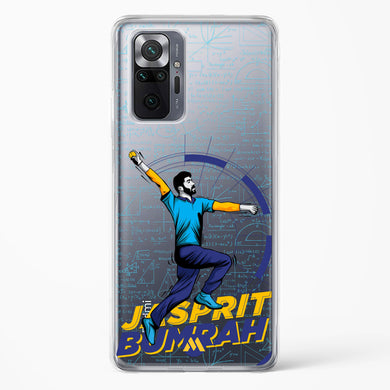 Jasprit Bumrah Crystal Clear Transparent Case-(Xiaomi)