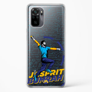 Jasprit Bumrah Crystal Clear Transparent Case-(Xiaomi)