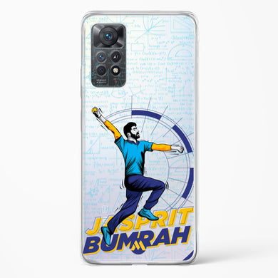 Jasprit Bumrah Crystal Clear Transparent Case-(Xiaomi)