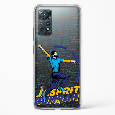 Jasprit Bumrah Crystal Clear Transparent Case-(Xiaomi)