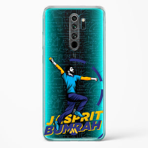 Jasprit Bumrah Crystal Clear Transparent Case-(Xiaomi)