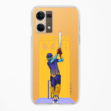 Shreyas Iyer Crystal Clear Transparent Case-(Oppo)