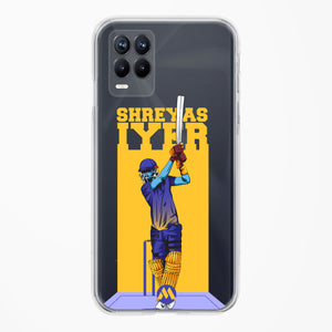Shreyas Iyer Crystal Clear Transparent Case-(Realme)