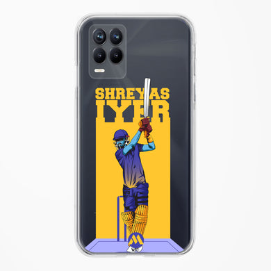 Shreyas Iyer Crystal Clear Transparent Case-(Realme)