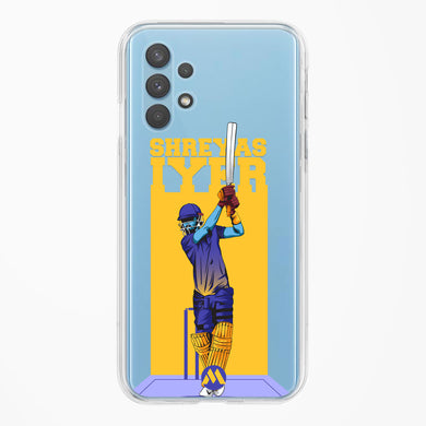 Shreyas Iyer Crystal Clear Transparent Case-(Samsung)