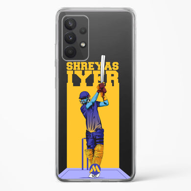 Shreyas Iyer Crystal Clear Transparent Case-(Samsung)