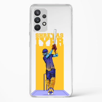 Shreyas Iyer Crystal Clear Transparent Case-(Samsung)