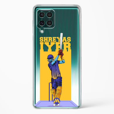 Shreyas Iyer Crystal Clear Transparent Case-(Samsung)