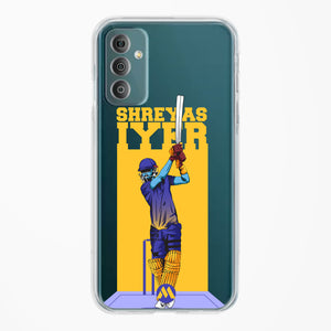 Shreyas Iyer Crystal Clear Transparent Case-(Samsung)