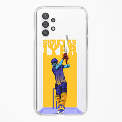 Shreyas Iyer Crystal Clear Transparent Case-(Samsung)