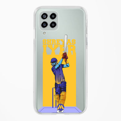 Shreyas Iyer Crystal Clear Transparent Case-(Samsung)