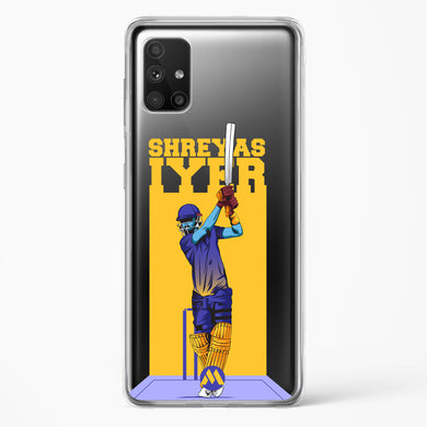 Shreyas Iyer Crystal Clear Transparent Case-(Samsung)