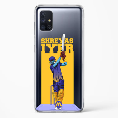 Shreyas Iyer Crystal Clear Transparent Case-(Samsung)