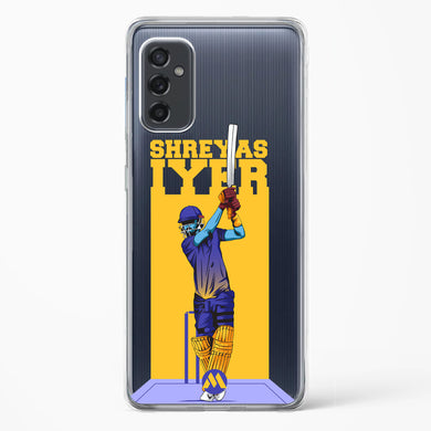 Shreyas Iyer Crystal Clear Transparent Case-(Samsung)