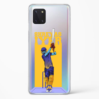 Shreyas Iyer Crystal Clear Transparent Case-(Samsung)