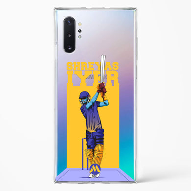Shreyas Iyer Crystal Clear Transparent Case-(Samsung)