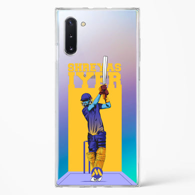 Shreyas Iyer Crystal Clear Transparent Case-(Samsung)