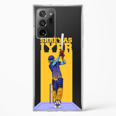Shreyas Iyer Crystal Clear Transparent Case-(Samsung)
