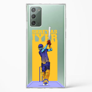 Shreyas Iyer Crystal Clear Transparent Case-(Samsung)