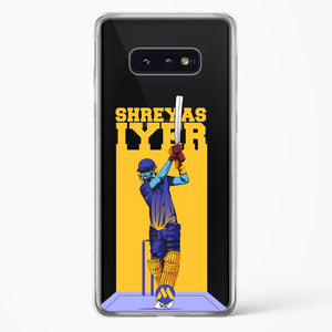 Shreyas Iyer Crystal Clear Transparent Case-(Samsung)