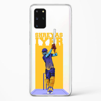 Shreyas Iyer Crystal Clear Transparent Case-(Samsung)