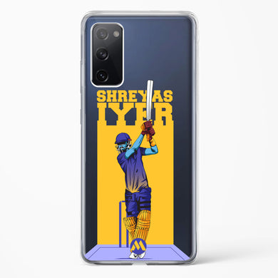 Shreyas Iyer Crystal Clear Transparent Case-(Samsung)