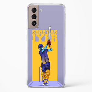 Shreyas Iyer Crystal Clear Transparent Case-(Samsung)