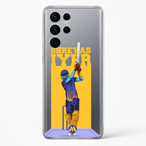 Shreyas Iyer Crystal Clear Transparent Case-(Samsung)