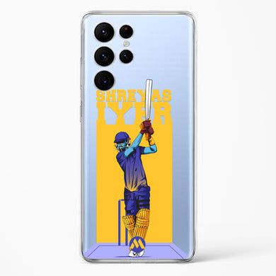 Shreyas Iyer Crystal Clear Transparent Case-(Samsung)