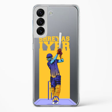 Shreyas Iyer Crystal Clear Transparent Case-(Samsung)