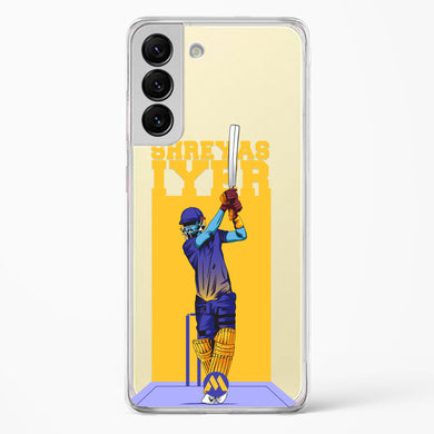 Shreyas Iyer Crystal Clear Transparent Case-(Samsung)