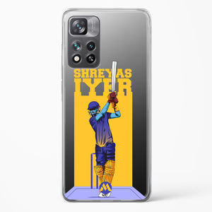 Shreyas Iyer Crystal Clear Transparent Case-(Xiaomi)