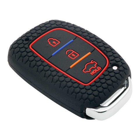 Keycare Silicon Car Key Cover for Hyundai - Xcent 2019+ (Flip Key) (KC –  CARMATE®