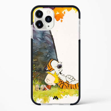 Calvin Hobbes Under Tree Impact Drop Protection Case (Apple)