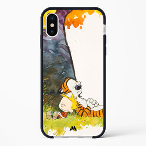 Calvin Hobbes Under Tree Impact Drop Protection Case (Apple)
