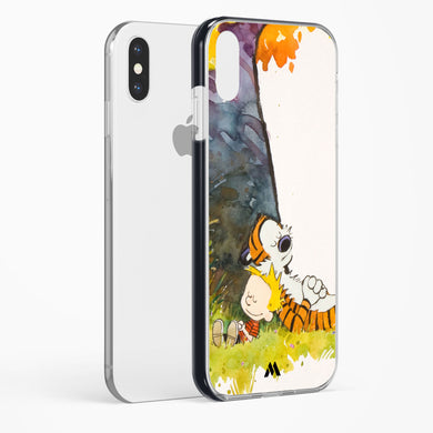 Calvin Hobbes Under Tree Impact Drop Protection Case (Apple)