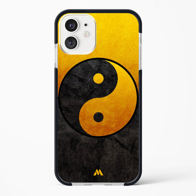 Yin Yang in Gold Impact Drop Protection Case (Apple)
