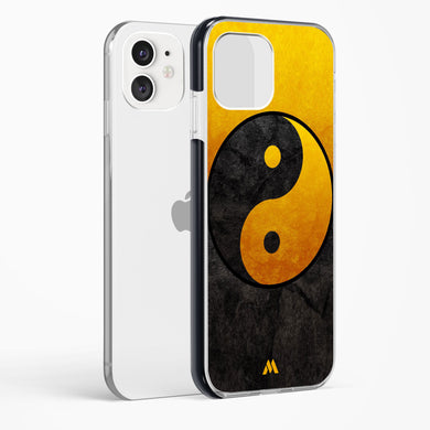 Yin Yang in Gold Impact Drop Protection Case (Apple)